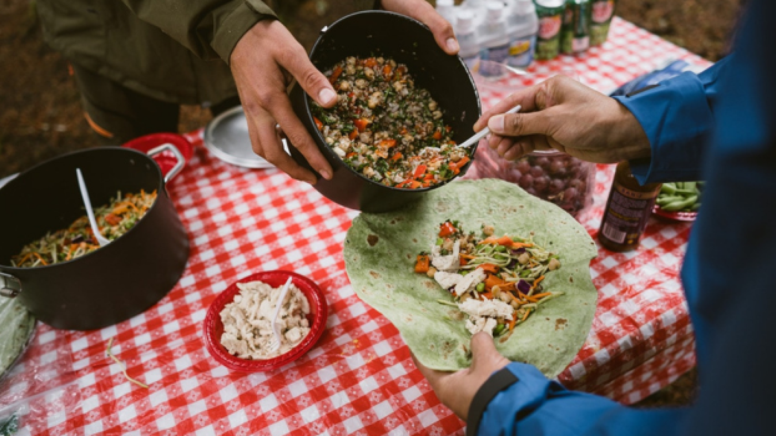 Guide prepared meals on our trips