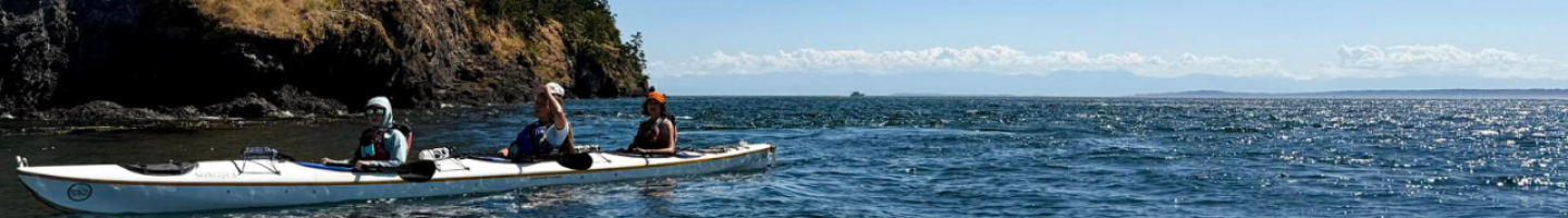 Day paddle on San Juan Island with guests